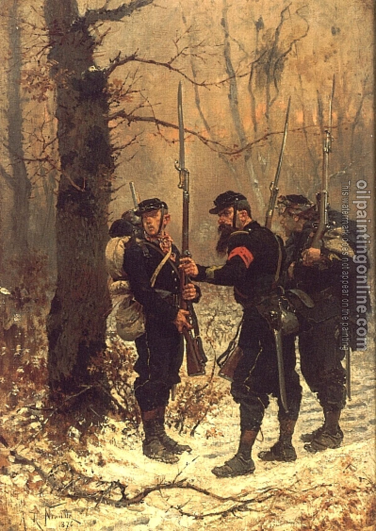 Neuville, Alphonse-Marie-Adolphe de - The Post of Danger